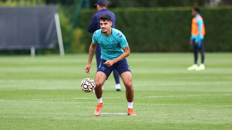 0 Chelsea talent Armando Broja during a Southampton FC training session 1