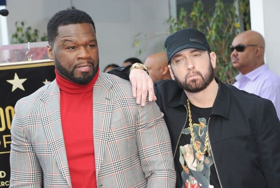 0 Curtis 50 Cent Jackson Is Honored With A Star On The Hollywood Walk Of Fame