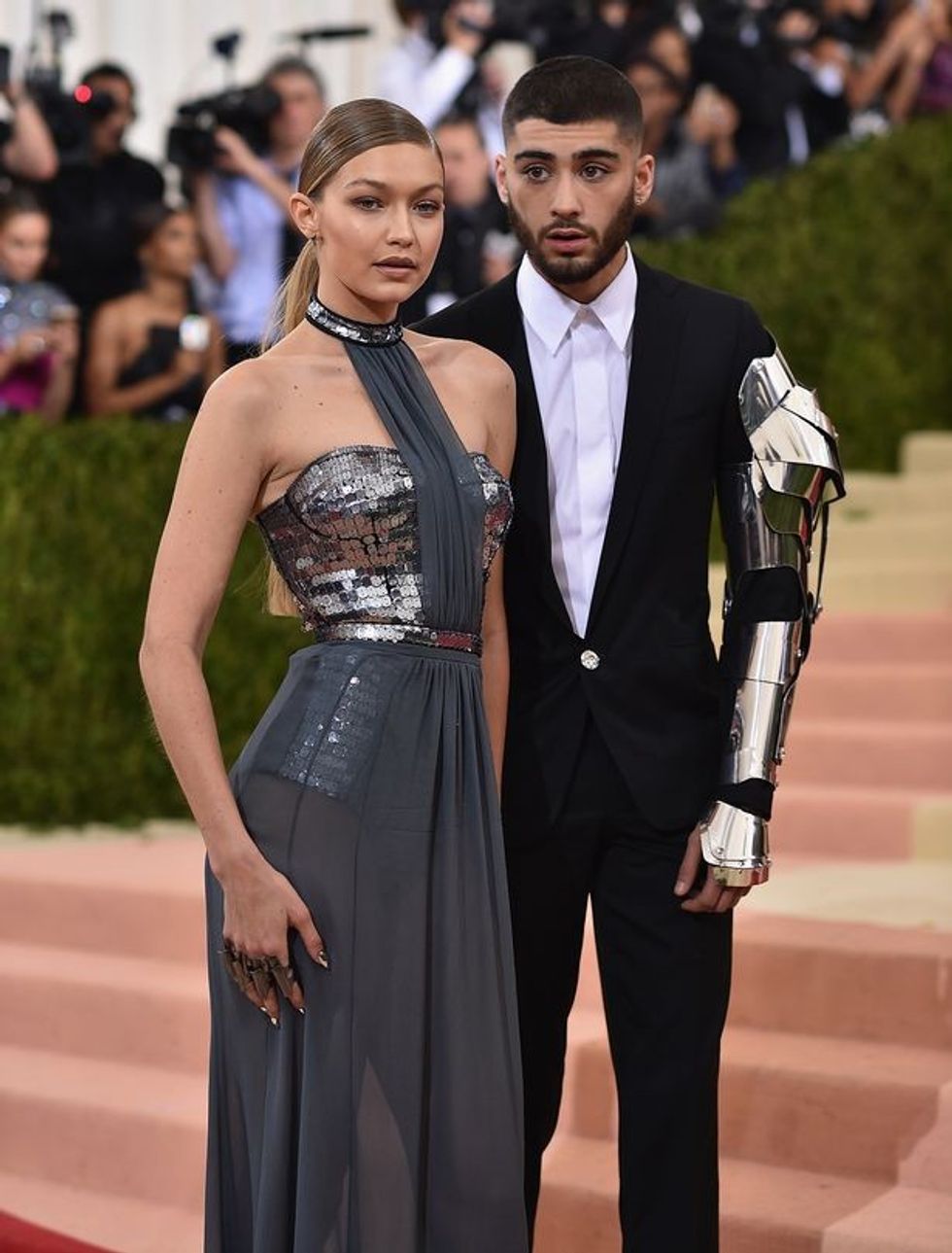 0 FILE Gigi Hadid Zayn Malik Welcome First Child Gigi Hadid And Zayn Malik At Manus x Machina