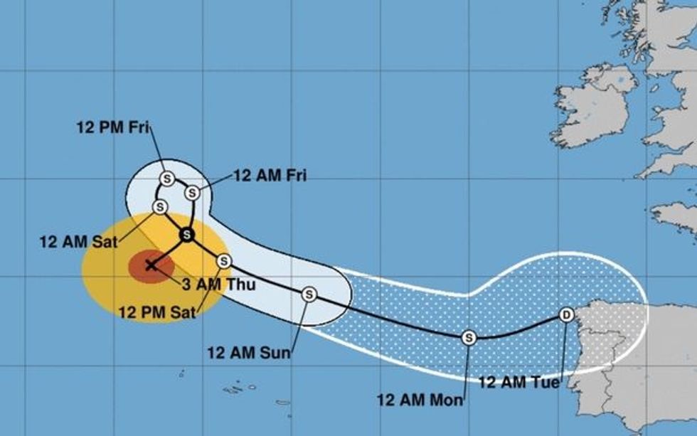 0 Hurricane Danielle 1