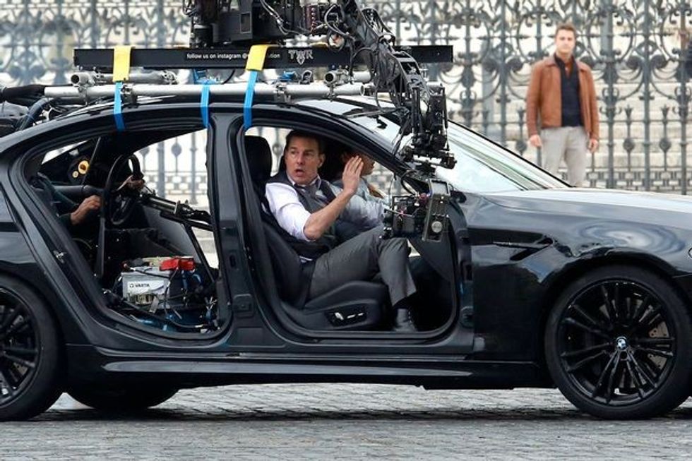 0 Italy Rome Tom Cruise on the set of Mission Impossible 7