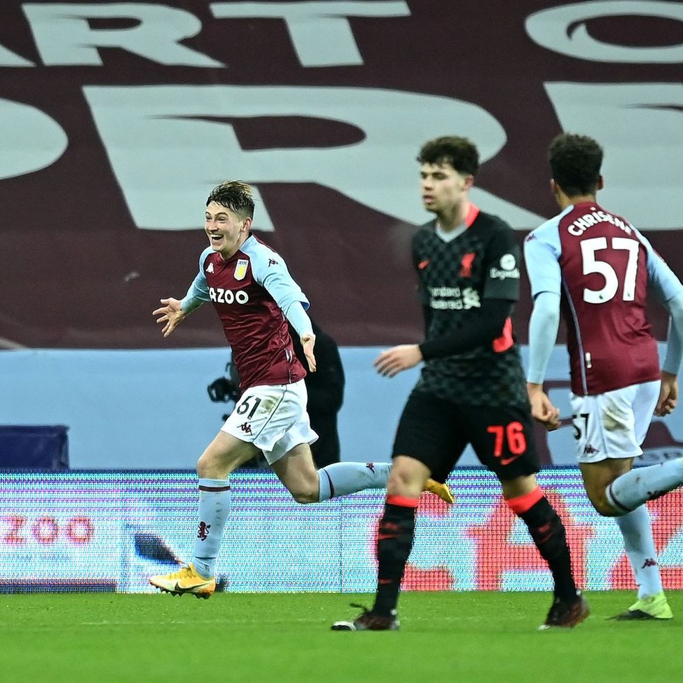 0 Louie Barry of Aston Villa