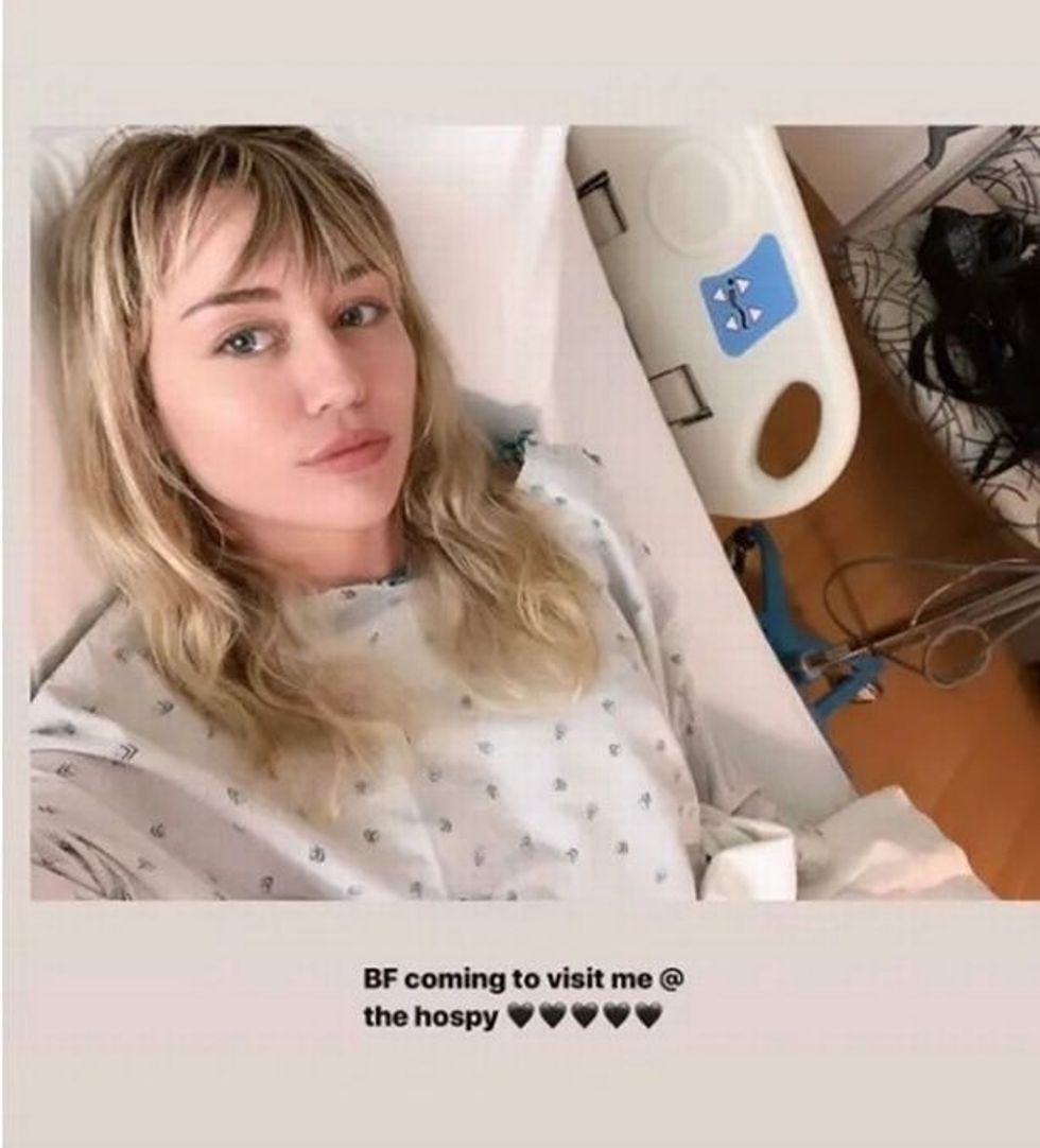0 Miley Cyrus hospitalised as boyfriend Cody Simpson rushes to be by her side