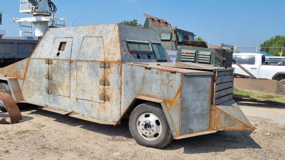 0 Notorious Mexican cartels turn trucks into Mad Max style Franken tanks to rule drugs trade