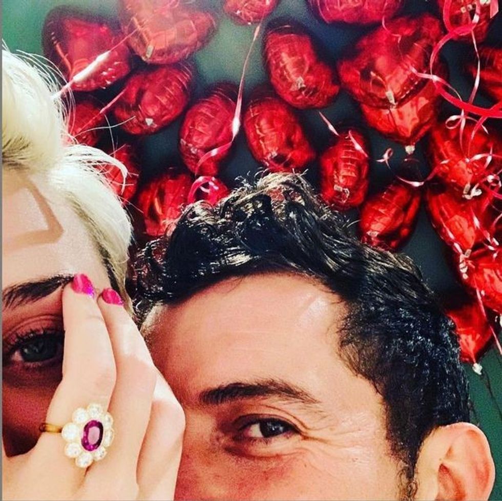 0 Orlando Bloom and Katy Perry engaged