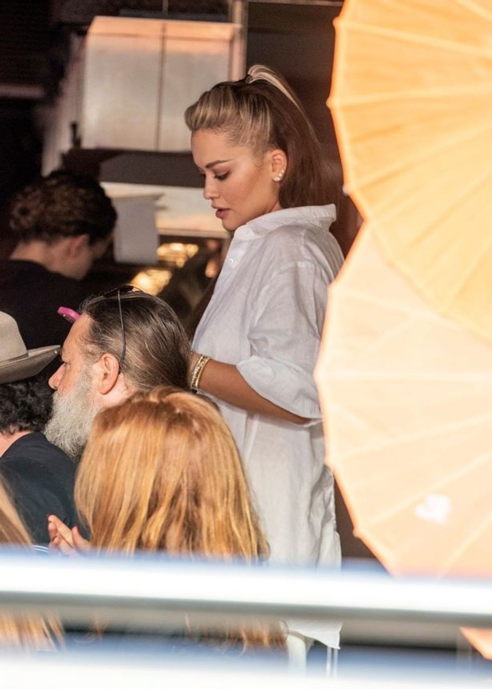 0 PAY EXCLUSIVE Rita Ora Isla Fisher Sasha Baron Cohen and Russell Crowe enjoy lunch at Woolloomooloo