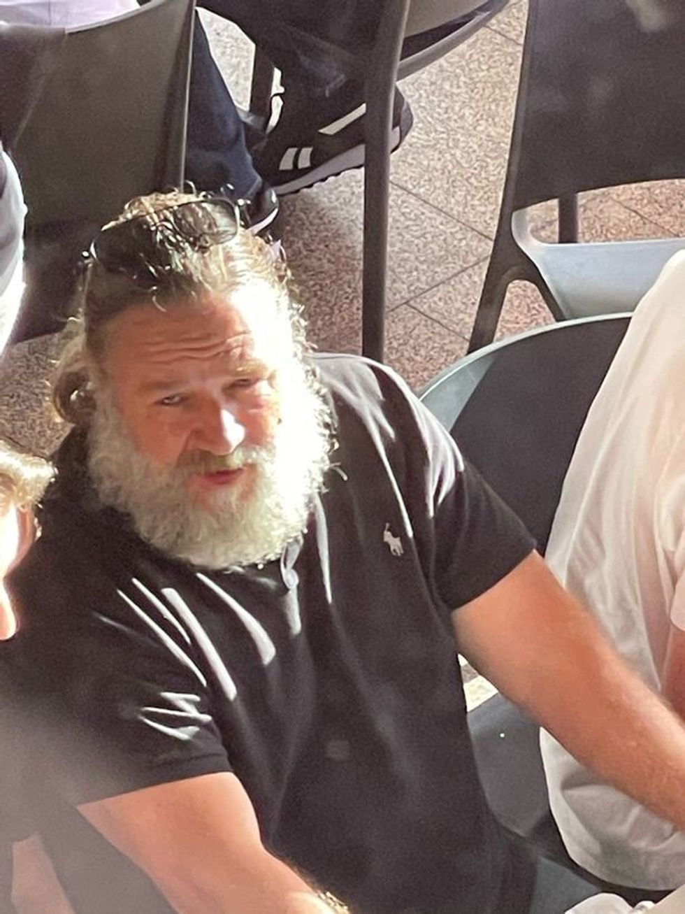 0 PAY EXCLUSIVE Star studded lunch in Sydney Russell Crowe Rita Ora Christian Bale Sacha Baron Cohen 1