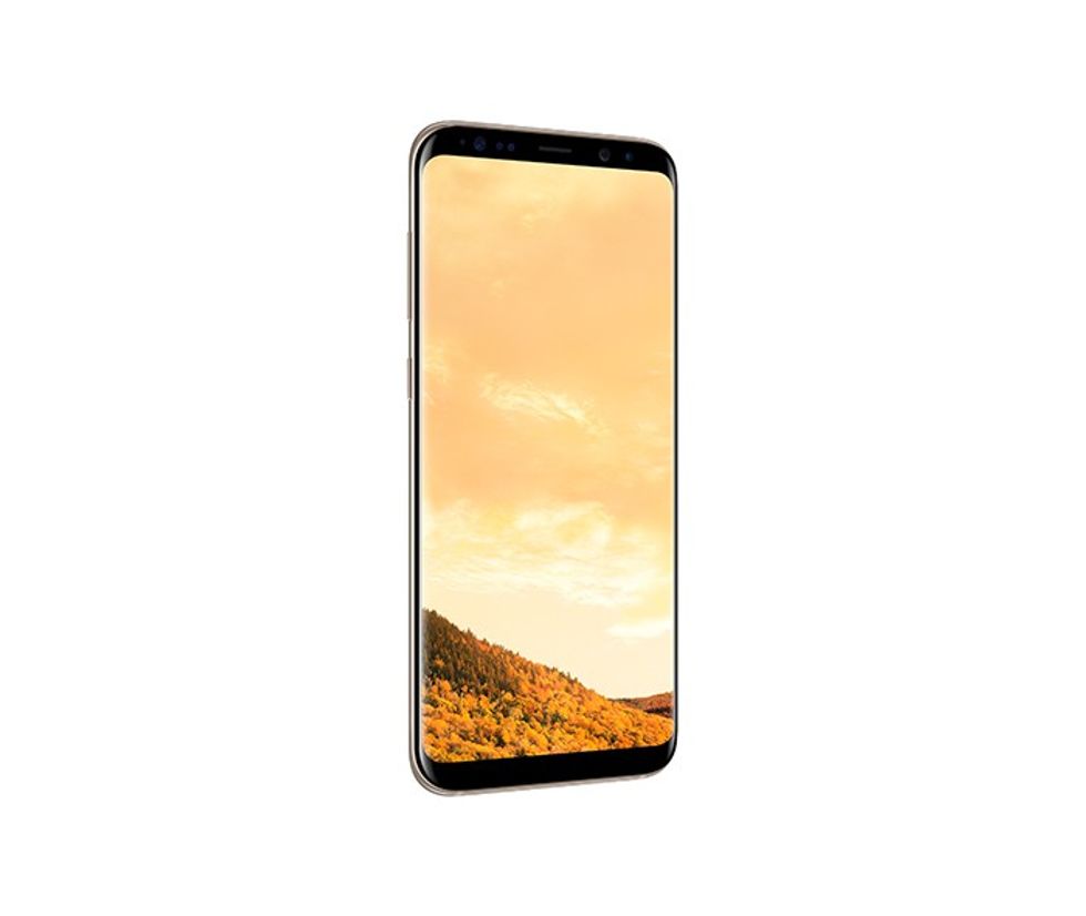 005 GalaxyS8 Left side Gold