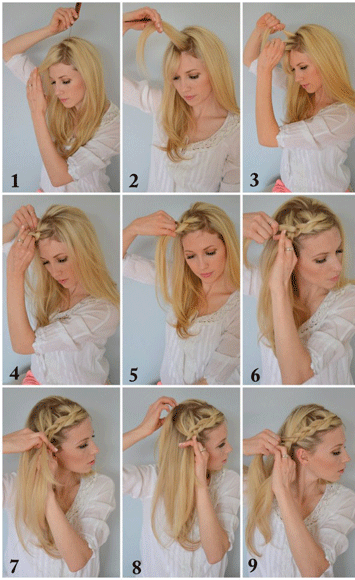 1 Crown Braid Tutorial Sele