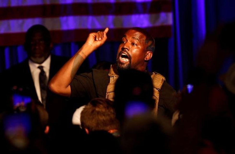 1 FILE PHOTO Rapper Kanye West holds his first rally in support of his presidential bid in North Char