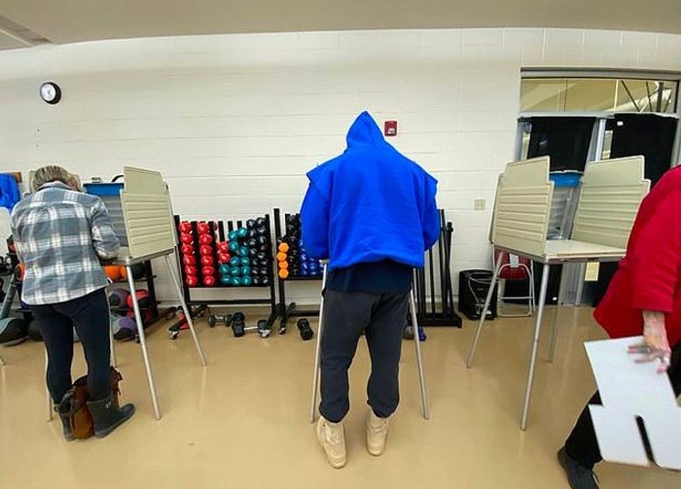 1 Kanye West The 40 year old social media savant wore a bright red mesh top to show off a patriotic