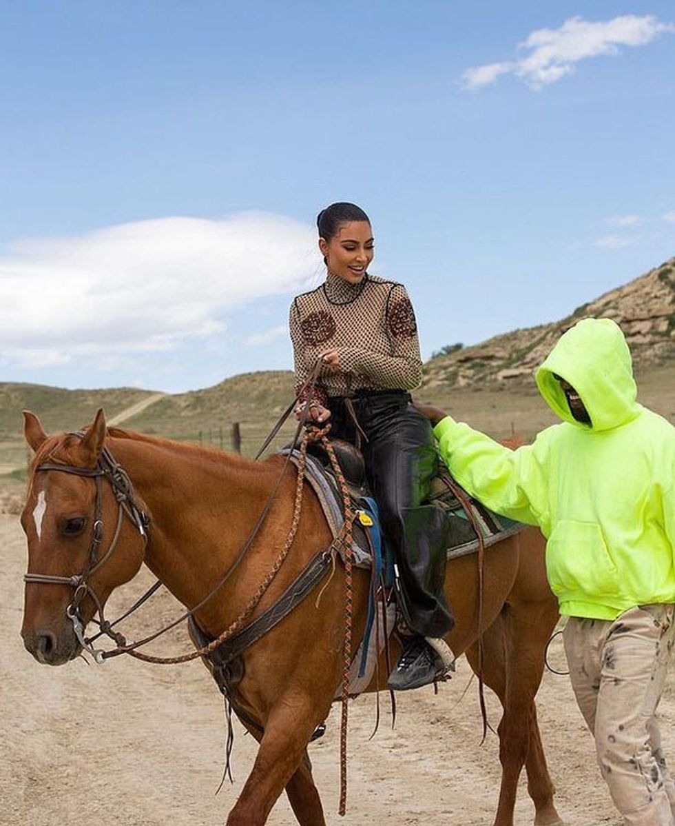 1 Kim Kardashian reveals more photos of Norths Western style seventh birthday with horse riding and g