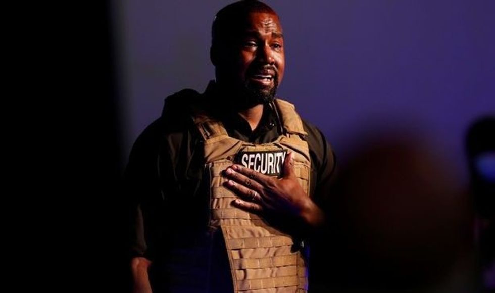 1 Rapper Kanye West gets emotional as he holds his first rally in support of his presidential bid in N e1603648878493