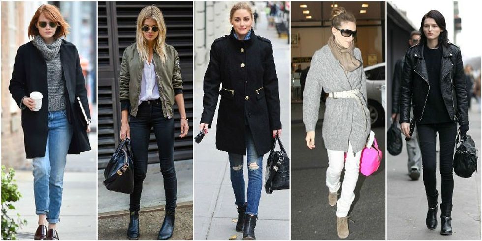 1.Skinny jeans Winter Wadrobe Essentials