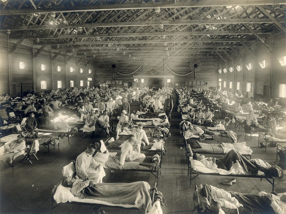 1200px Emergency hospital during Influenza epidemic Camp Funston Kansas NCP 1603