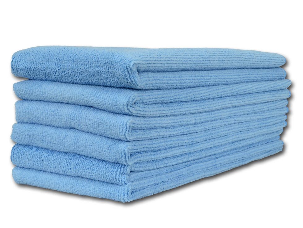 1573852673 microfiber towels blue 6 pack