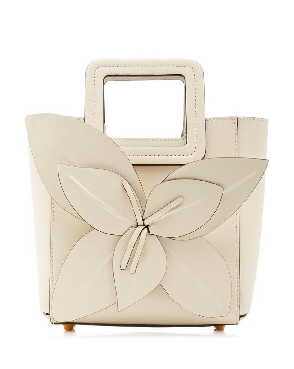 1594338465 large staud ivory shirley fleur leather top handle bag