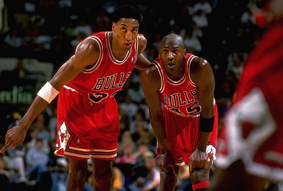 1995 0319 Scottie Pippen Michael Jordan 05182466