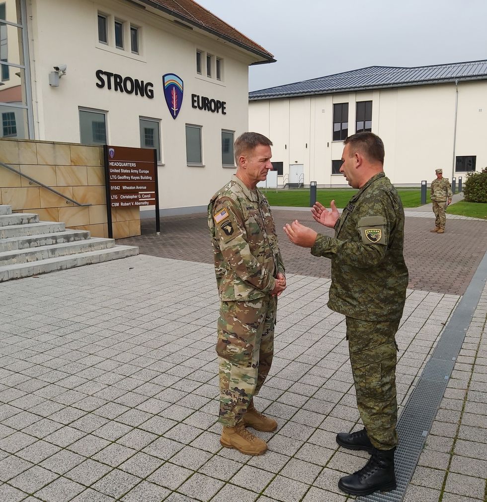 2. Gjenerallejtënant Rrahman Rama në Konferencën e Shefave të Mbrojtjes në GjermaniGjeneral Rama