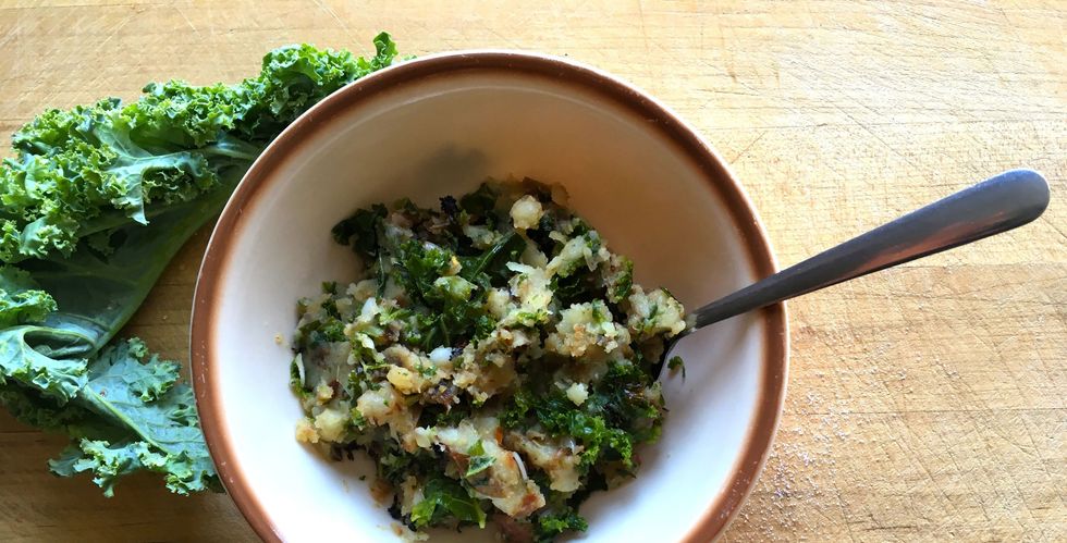 20. Smashed Potatoes with Kale