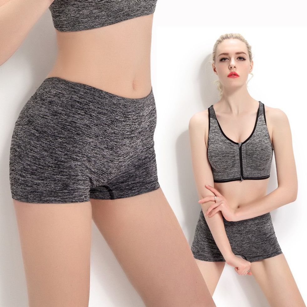 2015 New Women Underwear Boyshorts Fitness Stretch Workout Shorts Comfortable font b Sport b font font