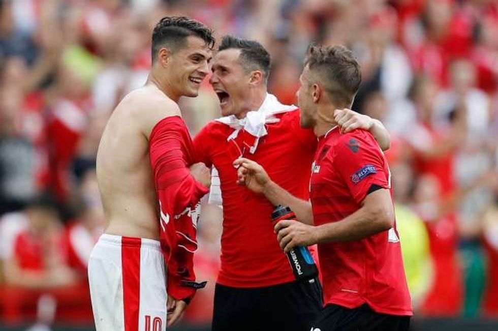 2016 06 11T150214Z 108658934 MT1ACI14432631 RTRMADP 3 SOCCER EURO ALB SWI