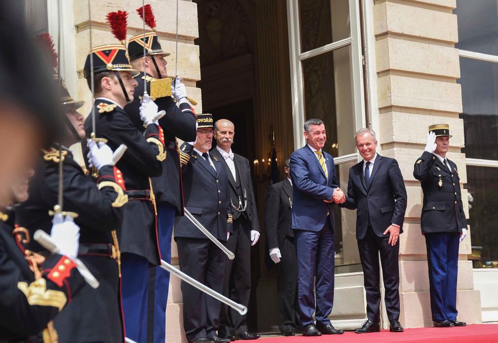 2018 06 18 Kryeparlamentari Veseli në Paris Franca përkrahë Kosovën në integrimet evropiane 1