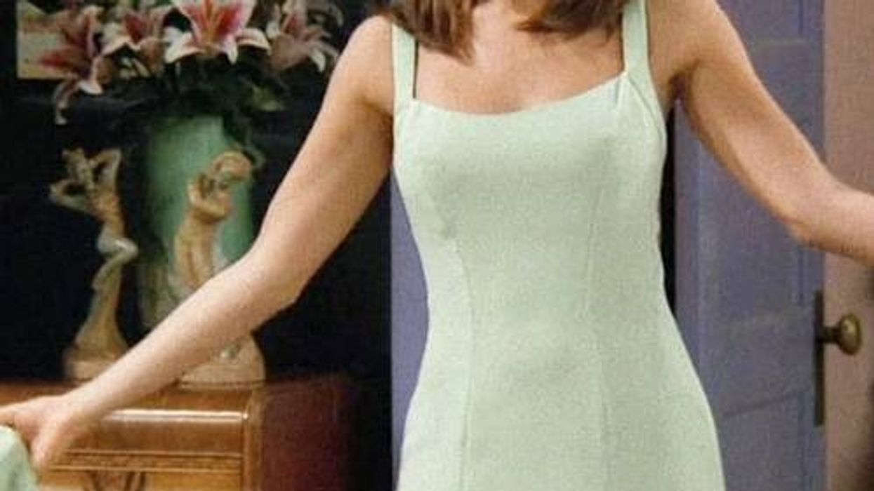 mint green dress rachel friends Favorite Rachel Green dress