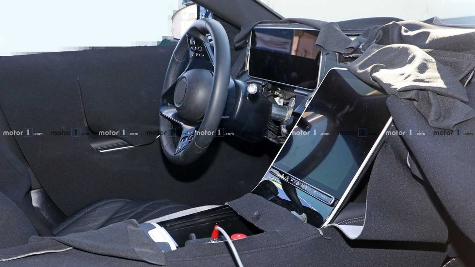 2020 mercedes s class interior spy photo 1