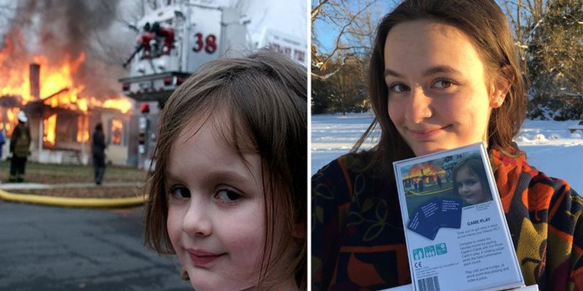 'Disaster Girl' earned almost half a million dollars by selling her ...
