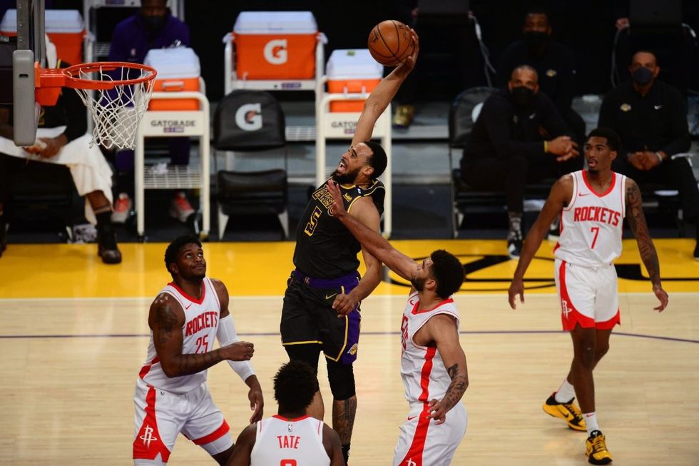 2021 05 13T034307Z 510352523 MT1USATODAY16072733 RTRMADP 3 NBA HOUSTON ROCKETS AT LOS ANGELES LAKERS