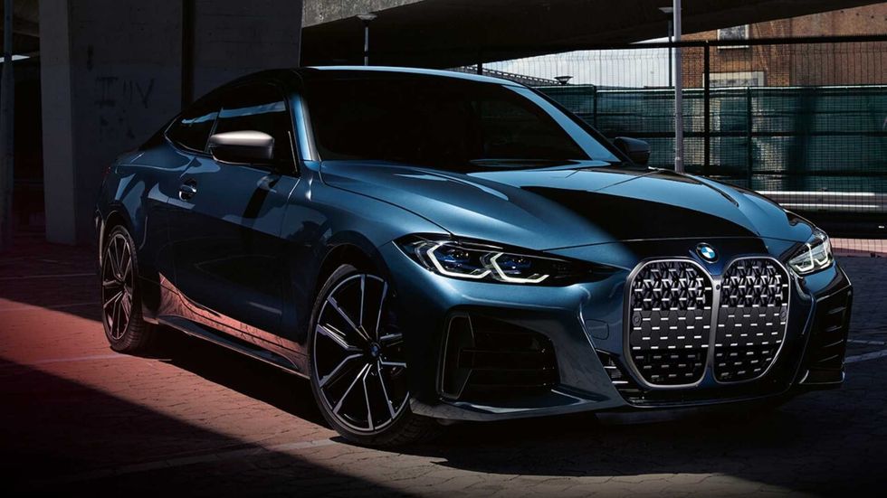 2021 bmw 4 series coupe without front license plates 4