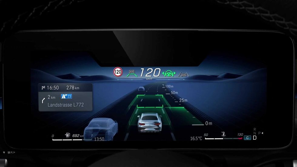 2021 mercedes s class with mbux 1