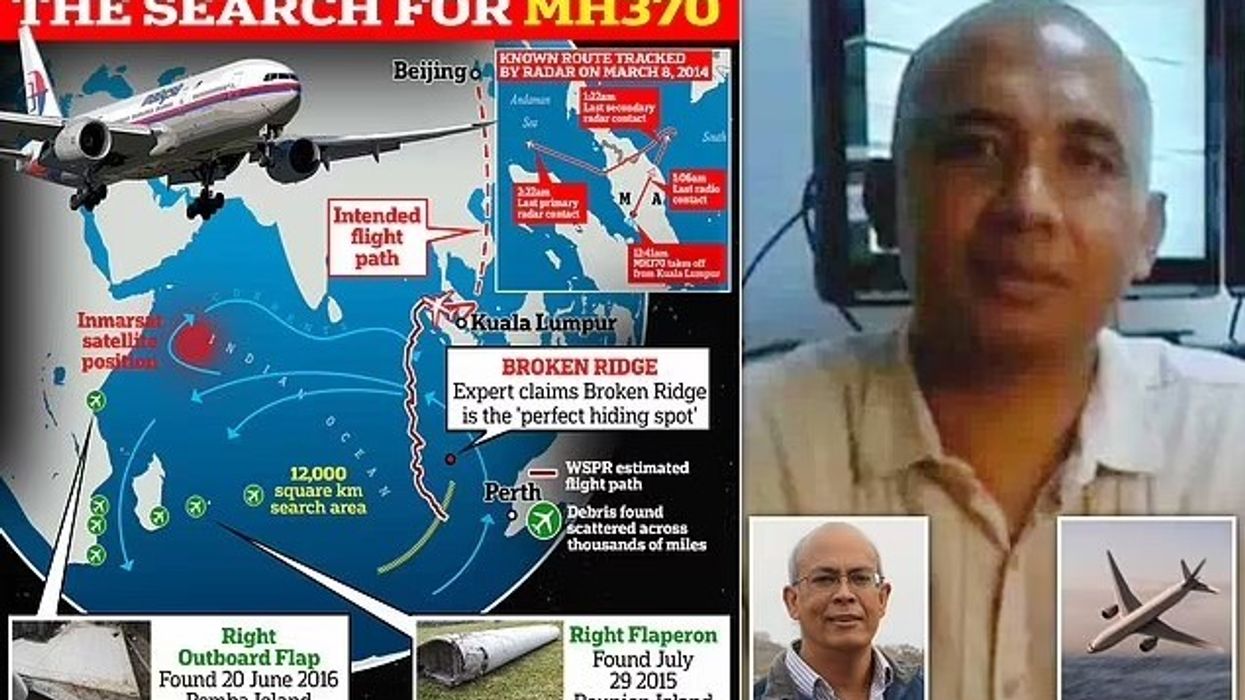 Has the mystery of MH370 finally been solved, the expert claims he may have found the crash site of the Malaysian Airlines plane? - Telegraph