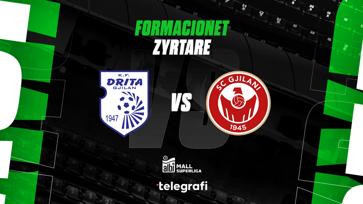 Drita - Gjilani, formacionet zyrtare të derbit lokal Drita - Gjilani, formacionet zyrtare të derbit lokal