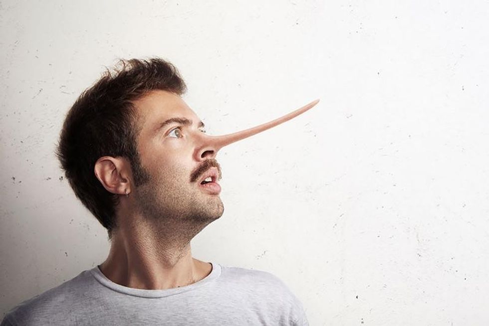 205849 r1 Guy with long nose