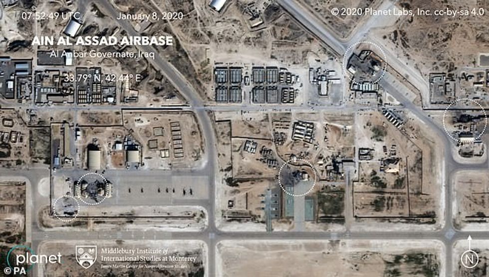 23160272 7868245 A satellite image above of the Ain Al Assad Airbase after Iran s a 12 1578559893331