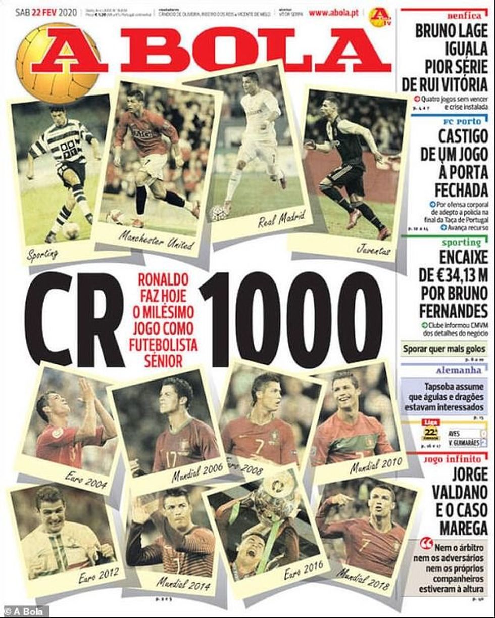 25052230 8031869 Portuguese newspaper A Bola celebrated the potential milestone w a 3 1582370186957