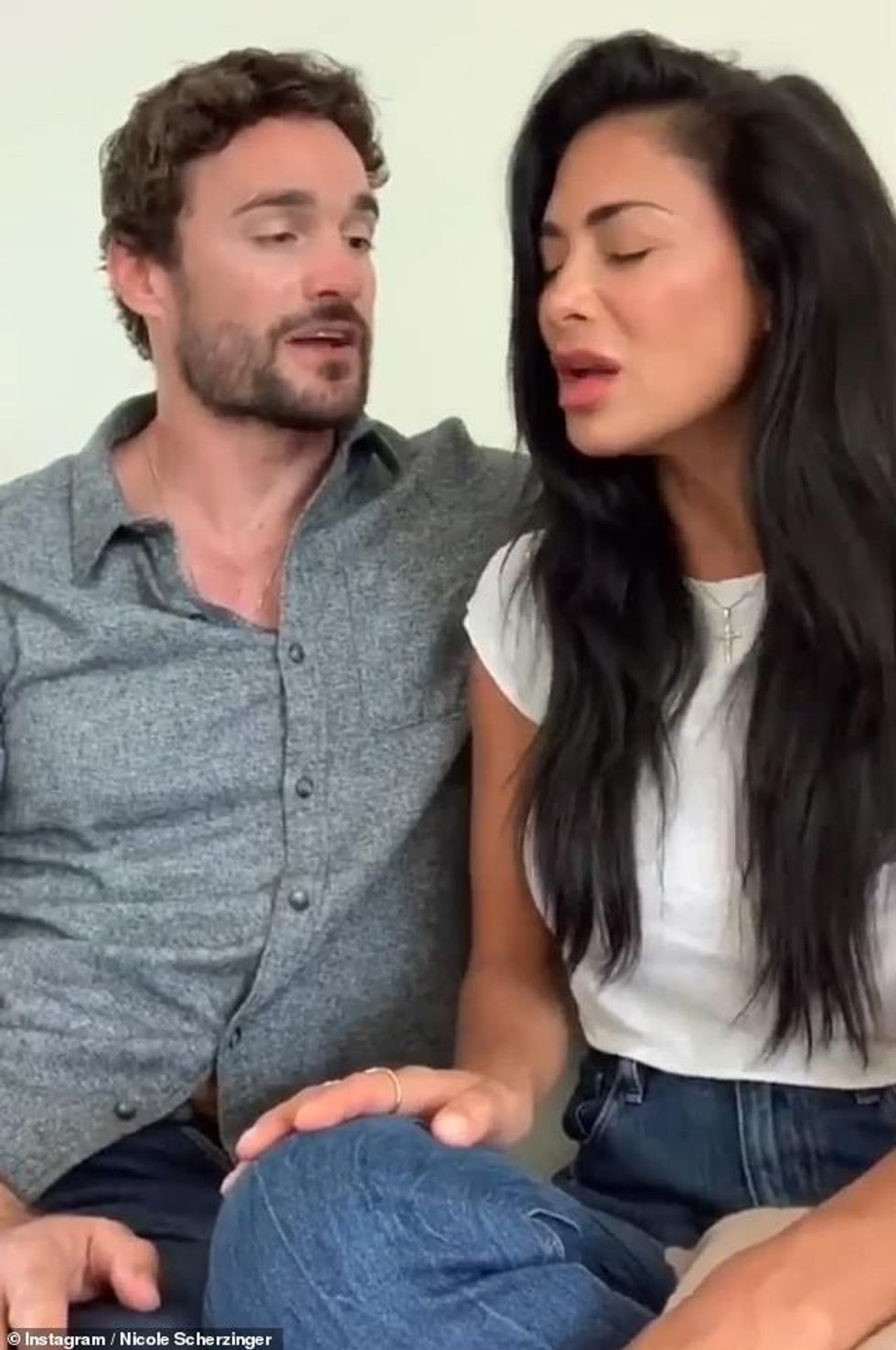 26801068 8187067 Cute Nicole Scherzinger and boyfriend Thom Evans celebrated his m 11 1585991030671