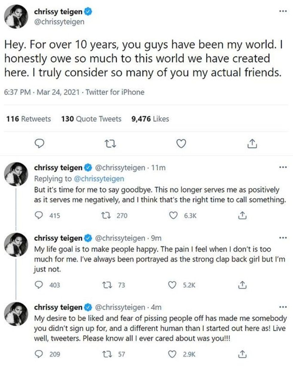 3 chrissy teigen quits twitter over negativity