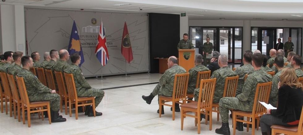 3. Medalje për oficerët e FSK së të cilët kanë kryer Akademinë Ushtarake Sandhurst në Mbretëri të Bashkuar 27.02.2019