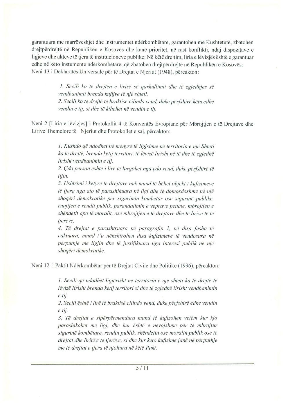 332 Kerkese Gjykates Kushtetuese te Republikese se Kosoves page 0005