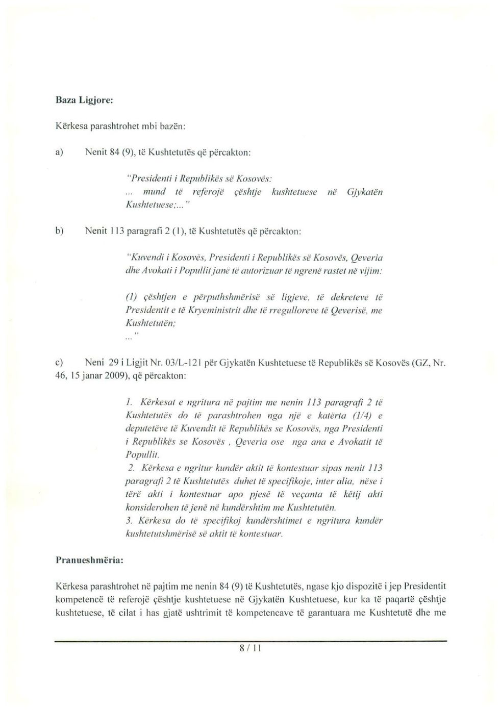 332 Kerkese Gjykates Kushtetuese te Republikese se Kosoves page 0008