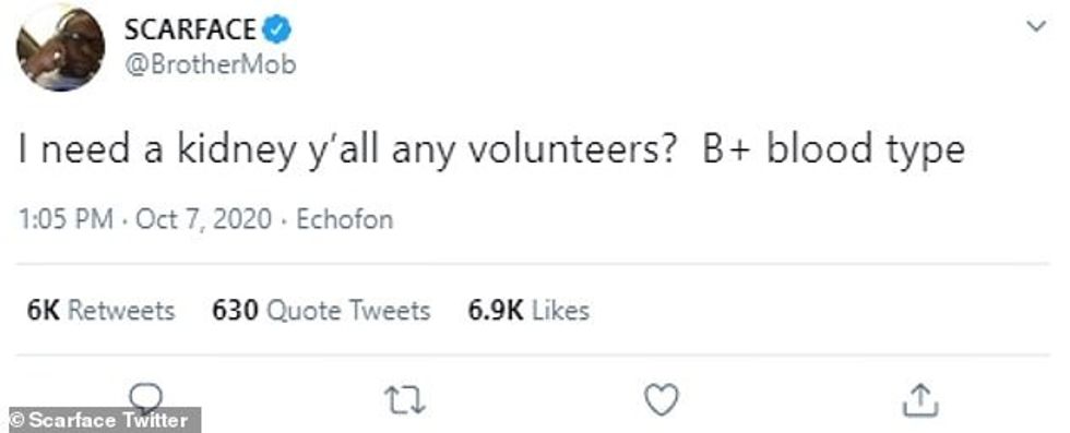 34234928 8826903 Public plea I need a kidney y all any volunteers B blood type wr a 1 1602361520105