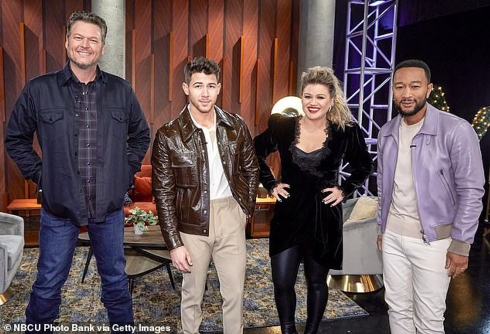 39785760 0 Back in action NBC s The Voice with Clarkson Blake Shelton John m 33 1614308474685