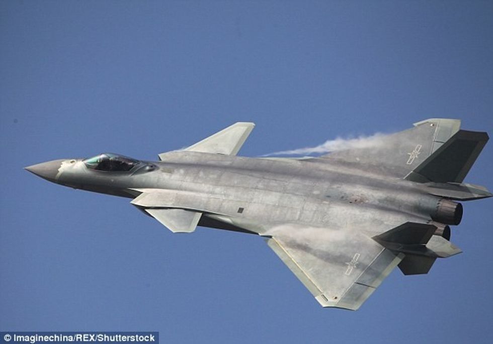 39F1B65900000578 3893126 China s newest warplane the J 20 stealth fighter has made its fi a 21 1478007449117