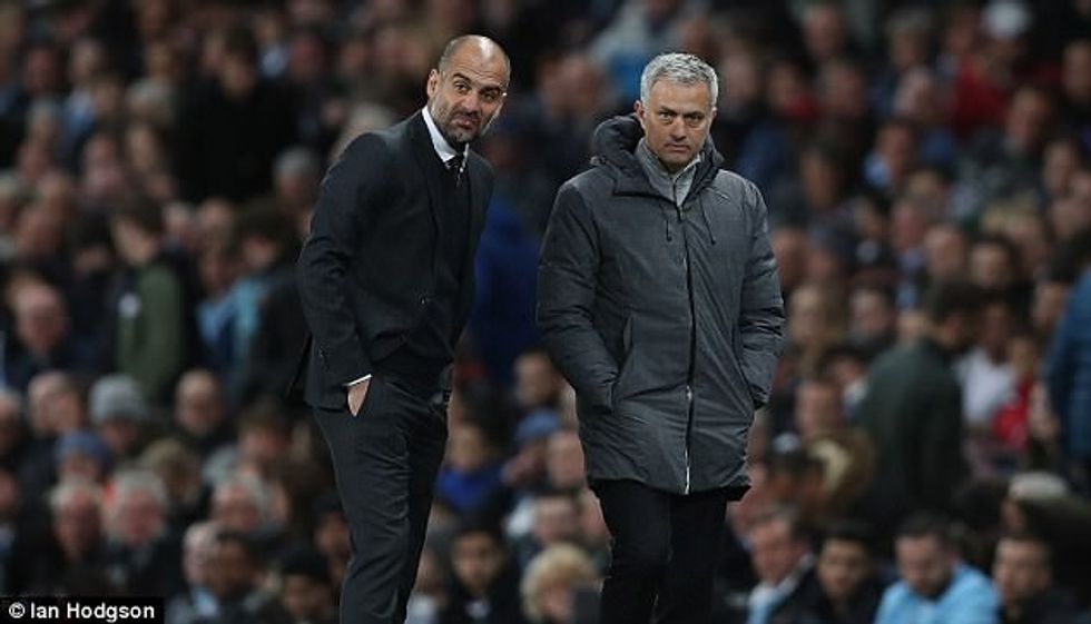 3FAC491600000578 4896764 Pep Guardiola left and Jose Mourinho are set to go head to head m 58 1505763083737