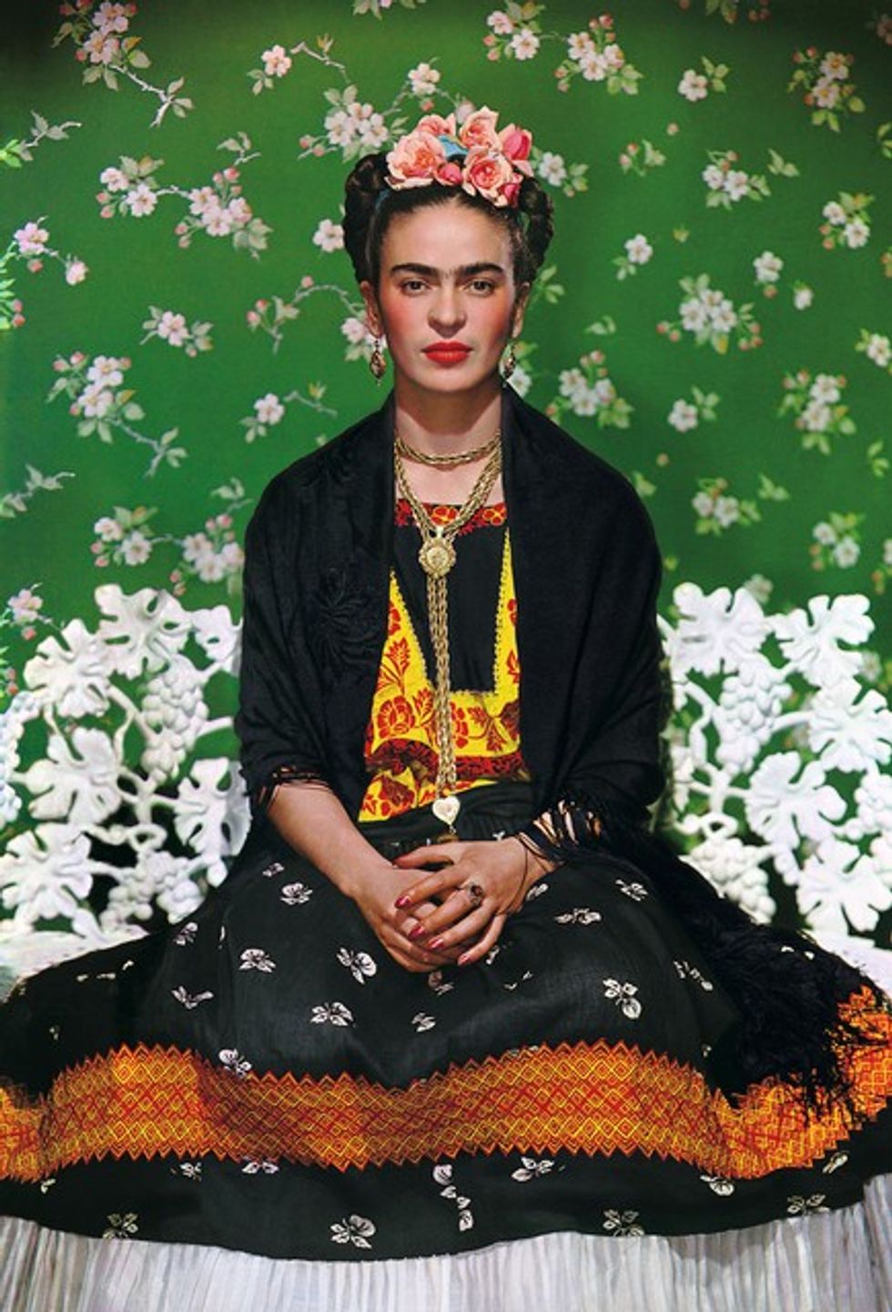 4 Frida Kahlo On White Bench New York