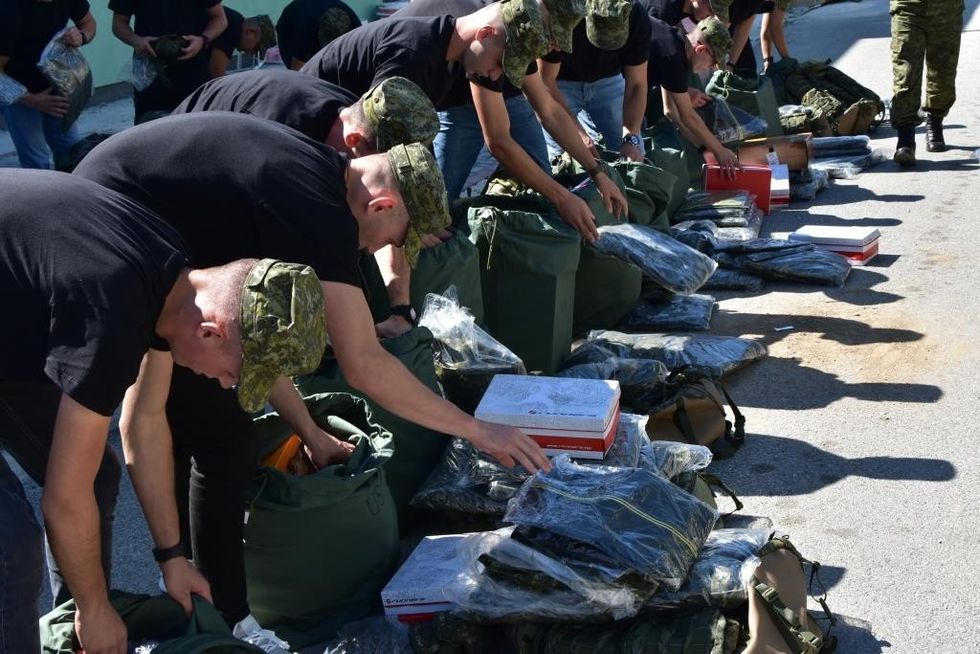 4.Gjenerata e dytë e rekrutëve të FSK së filloi trajnimin bazik në Ferizaj