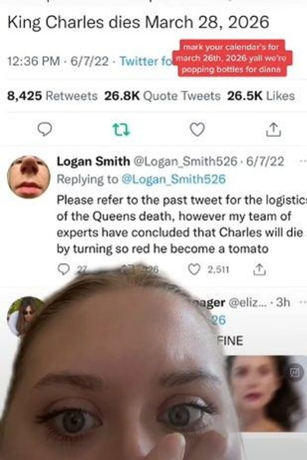 4 tweet predicted queens death date